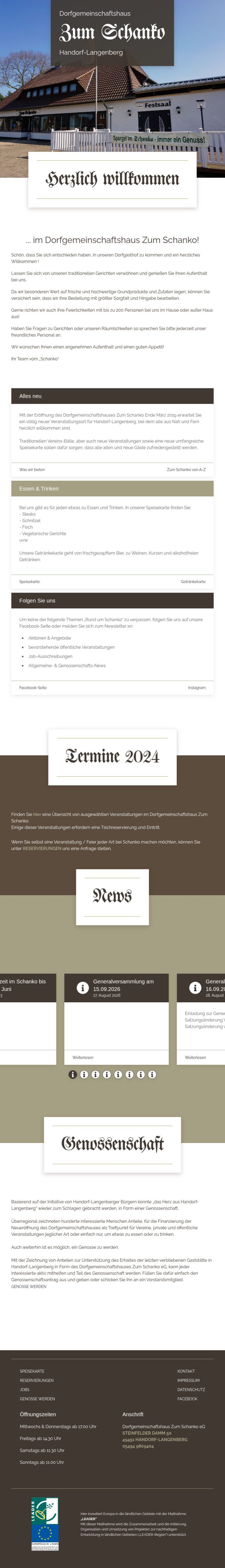 Screenshot von Zum Schanko auf dem Tablet